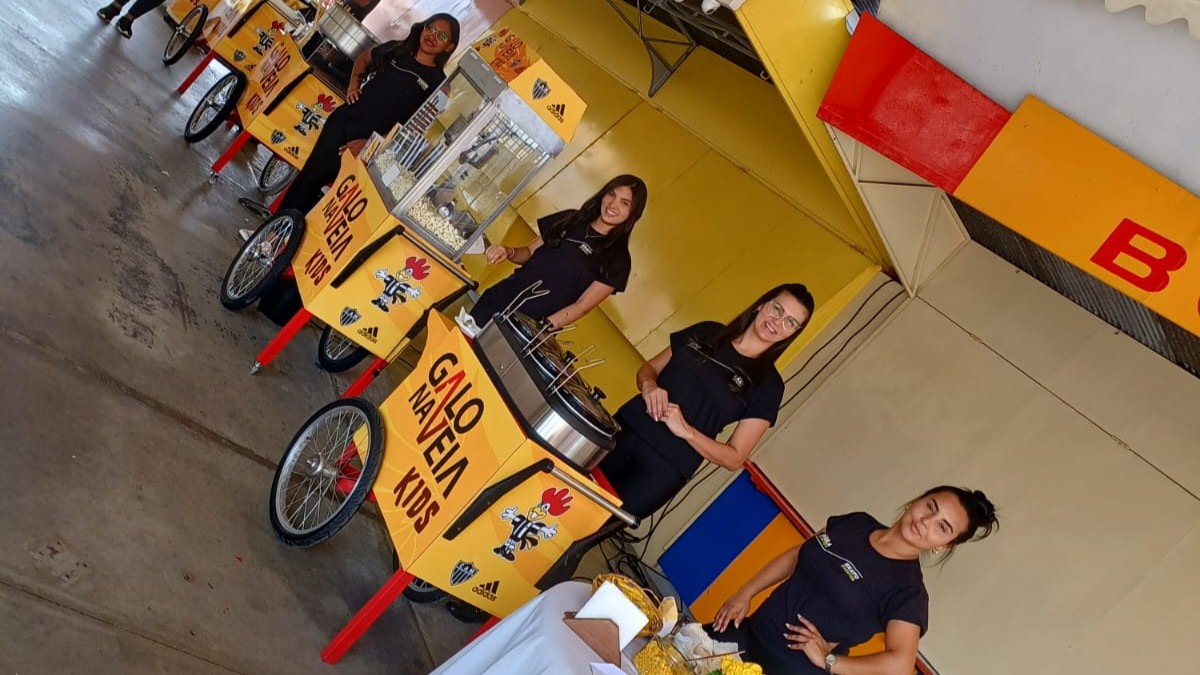 Equipe de promotores profissionais